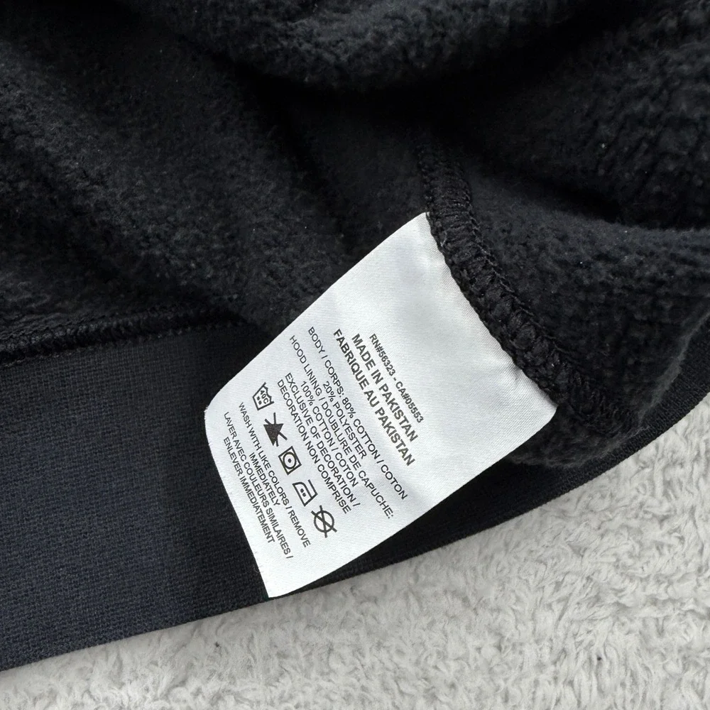 Nike Sportswear Club Fleece Hoodie Black White Futura Logo Mens M‎ BV2973-010